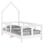 White pine wood children's bed frame 70x140 cm by vidaXL, Cribs and beds for children - Ref: Foro24-834556, Price: 99,63 €, D...