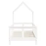 Estructura de cama para niños madera de pino blanco 70x140 cm de vidaXL, Cunas y camas para niños - Ref: Foro24-834556, Preci...