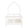 White pine wood children's bed frame 70x140 cm by vidaXL, Cribs and beds for children - Ref: Foro24-834556, Price: 99,63 €, D...