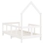 Kinderbettgestell aus weißem Kiefernholz, 70 x 140 cm von vidaXL, Kinderbetten und Betten für Kinder - Ref: Foro24-834556, Pr...