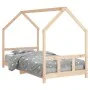 Kinderbettgestell aus massivem Kiefernholz 90x200 cm von vidaXL, Kinderbetten und Betten für Kinder - Ref: Foro24-835718, Pre...