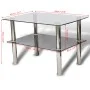 Two-tier glass coffee table by vidaXL, Coffee table - Ref: Foro24-240341, Price: 64,24 €, Discount: %