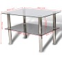 Zweistufiger Couchtisch aus Glas von vidaXL, Couchtisch - Ref: Foro24-240341, Preis: 64,47 €, Rabatt: %
