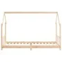 Children's bed frame solid pine wood 90x200 cm by vidaXL, Cribs and beds for children - Ref: Foro24-835718, Price: 116,47 €, ...