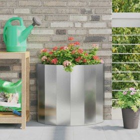 Jardinera Plateado 60 x 30 x 50 cm Acero Galvanizado en Maceteros y jardineras | Comprar online en Foro24