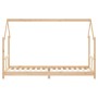Kinderbettgestell aus massivem Kiefernholz 80x200 cm von vidaXL, Kinderbetten und Betten für Kinder - Ref: Foro24-835715, Pre...