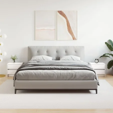 Nachttische 2 Stück massives Kiefernholz weiß 40x31x35,5 cm von vidaXL, Nachttische - Ref: Foro24-836138, Preis: 68,16 €, Rab...