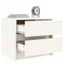 Nachttische 2 Stück massives Kiefernholz weiß 40x31x35,5 cm von vidaXL, Nachttische - Ref: Foro24-836138, Preis: 68,16 €, Rab...