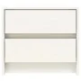 Nachttische 2 Stück massives Kiefernholz weiß 40x31x35,5 cm von vidaXL, Nachttische - Ref: Foro24-836138, Preis: 68,16 €, Rab...