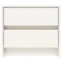 Nachttische 2 Stück massives Kiefernholz weiß 40x31x35,5 cm von vidaXL, Nachttische - Ref: Foro24-836138, Preis: 70,43 €, Rab...