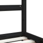 Kinderbettgestell aus schwarzem Kiefernholz, 90 x 190 cm von vidaXL, Kinderbetten und Betten für Kinder - Ref: Foro24-834563,...