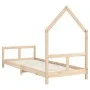 Estructura de cama para niños madera maciza de pino 80x200 cm de vidaXL, Cunas y camas para niños - Ref: Foro24-834564, Preci...