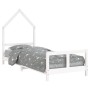 White pine wood children's bed frame 80x200 cm by vidaXL, Cribs and beds for children - Ref: Foro24-834565, Price: 78,44 €, D...