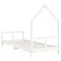 White pine wood children's bed frame 80x200 cm by vidaXL, Cribs and beds for children - Ref: Foro24-834565, Price: 77,94 €, D...