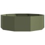 Jardinera Verde Oliva 120 x 120 x 35 cm Acero