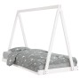 White pine wood children's bed frame 90x190 cm by vidaXL, Cribs and beds for children - Ref: Foro24-834532, Price: 105,22 €, ...