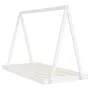Estructura de cama para niños madera de pino blanco 90x190 cm de vidaXL, Cunas y camas para niños - Ref: Foro24-834532, Preci...