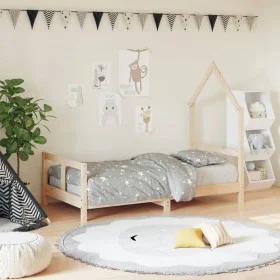 Children's bed frame solid pine wood 80x160 cm by vidaXL, Cribs and beds for children - Ref: Foro24-834558, Price: 72,88 €, D...