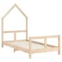 Kinderbettgestell aus massivem Kiefernholz 80x160 cm von vidaXL, Kinderbetten und Betten für Kinder - Ref: Foro24-834558, Pre...