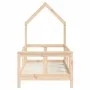 Solid pine wood bed frame for children 70x140 cm by vidaXL, Cribs and beds for children - Ref: Foro24-834555, Price: 85,37 €,...