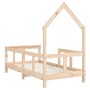Massivholz Kiefer Kinderbettgestell 70x140 cm von vidaXL, Kinderbetten und Betten für Kinder - Ref: Foro24-834555, Preis: 86,...