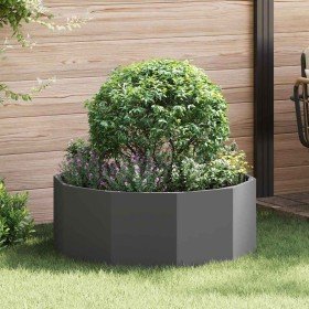 Jardinera Negro 90 x 90 x 35 cm Acero en Maceteros y jardineras | Comprar online en Foro24