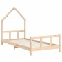 Children's bed frame solid pine wood 90x200 cm by vidaXL, Cribs and beds for children - Ref: Foro24-834567, Price: 95,06 €, D...