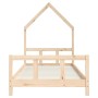 Children's bed frame solid pine wood 90x200 cm by vidaXL, Cribs and beds for children - Ref: Foro24-834567, Price: 95,06 €, D...