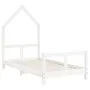 Kinderbettgestell aus weißem Kiefernholz, 80 x 160 cm von vidaXL, Kinderbetten und Betten für Kinder - Ref: Foro24-834559, Pr...