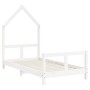 White pine wood children's bed frame 80x160 cm by vidaXL, Cribs and beds for children - Ref: Foro24-834559, Price: 99,41 €, D...