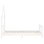 White pine wood children's bed frame 80x160 cm by vidaXL, Cribs and beds for children - Ref: Foro24-834559, Price: 99,41 €, D...