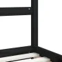 Bed frame for children made of black pine wood 80x160 cm by vidaXL, Cribs and beds for children - Ref: Foro24-834560, Price: ...