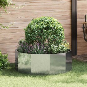 Jardinera Plateado 90 x 90 x 35 cm Acero Galvanizado en Maceteros y jardineras | Comprar online en Foro24