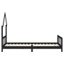 Bed frame for children made of black pine wood 90x200 cm by vidaXL, Cribs and beds for children - Ref: Foro24-834569, Price: ...