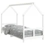 White pine wood children's bed frame 80x200 cm by vidaXL, Cribs and beds for children - Ref: Foro24-835716, Price: 114,47 €, ...