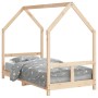 Children's bed frame solid pine wood 80x160 cm by vidaXL, Cribs and beds for children - Ref: Foro24-835724, Price: 100,97 €, ...