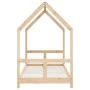 Estructura de cama para niños madera maciza de pino 80x160 cm de vidaXL, Cunas y camas para niños - Ref: Foro24-835724, Preci...