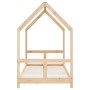Kinderbettgestell aus massivem Kiefernholz 80x160 cm von vidaXL, Kinderbetten und Betten für Kinder - Ref: Foro24-835724, Pre...