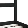 Kinderbettgestell aus schwarzem Kiefernholz, 90 x 190 cm von vidaXL, Kinderbetten und Betten für Kinder - Ref: Foro24-835729,...