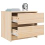 Mesitas de noche 2 uds madera maciza de pino 40x31x35,5 cm de vidaXL, Mesitas de noche - Ref: Foro24-836136, Precio: 77,86 €,...