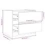 Nachttische 2 Stk. aus massivem Kiefernholz 40x31x35,5 cm von vidaXL, Nachttische - Ref: Foro24-836136, Preis: 76,51 €, Rabat...