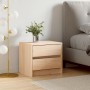 Solid pine wood bedside table 40x31x35.5 cm by vidaXL, Nightstands - Ref: Foro24-836135, Price: 40,15 €, Discount: %