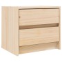 Solid pine wood bedside table 40x31x35.5 cm by vidaXL, Nightstands - Ref: Foro24-836135, Price: 40,15 €, Discount: %