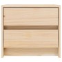 Solid pine wood bedside table 40x31x35.5 cm by vidaXL, Nightstands - Ref: Foro24-836135, Price: 40,15 €, Discount: %