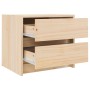 Solid pine wood bedside table 40x31x35.5 cm by vidaXL, Nightstands - Ref: Foro24-836135, Price: 40,15 €, Discount: %