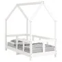 White pine wood children's bed frame 70x140 cm by vidaXL, Cribs and beds for children - Ref: Foro24-835722, Price: 111,66 €, ...