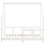 White pine wood children's bed frame 70x140 cm by vidaXL, Cribs and beds for children - Ref: Foro24-835722, Price: 111,66 €, ...
