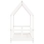 White pine wood children's bed frame 70x140 cm by vidaXL, Cribs and beds for children - Ref: Foro24-835722, Price: 111,66 €, ...