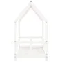 White pine wood children's bed frame 70x140 cm by vidaXL, Cribs and beds for children - Ref: Foro24-835722, Price: 111,66 €, ...