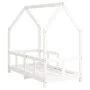 White pine wood children's bed frame 70x140 cm by vidaXL, Cribs and beds for children - Ref: Foro24-835722, Price: 111,66 €, ...